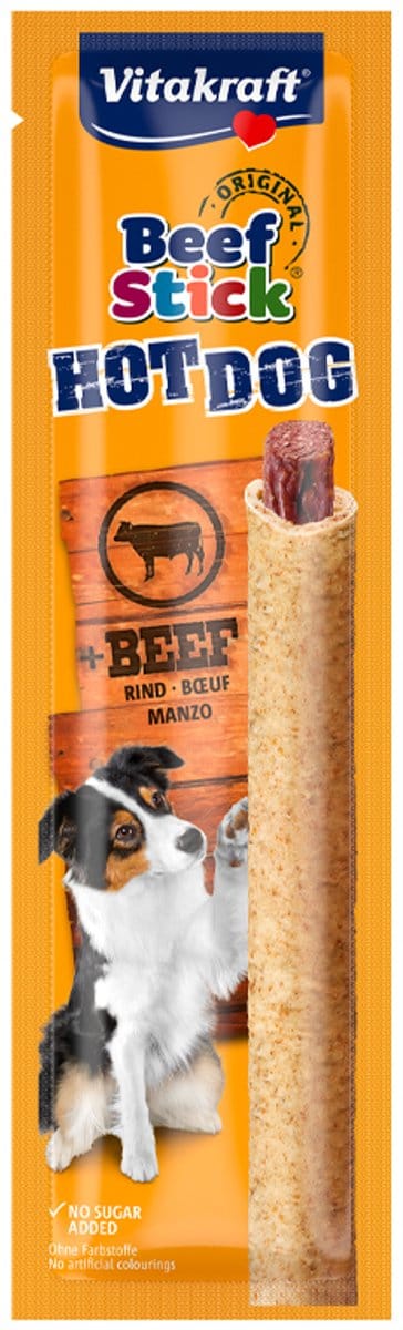 Vitakraft Beef Stick Hot Dog - 5 stuks