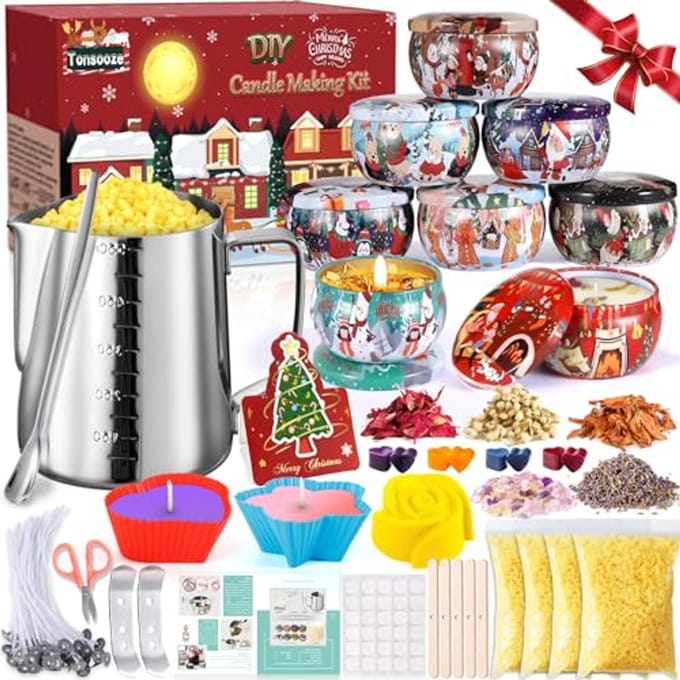 DIY kaarsenmaakset voor kerst en speciale gelegenheden