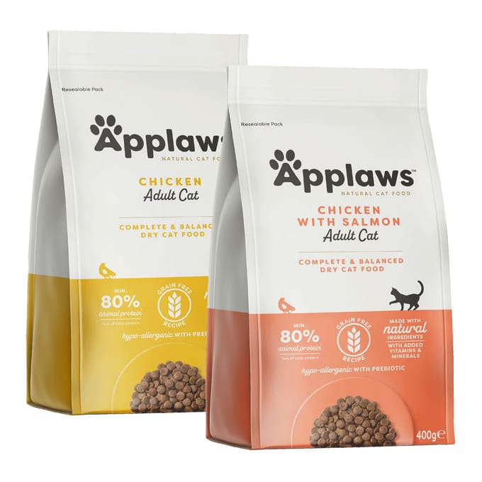 Applaws graanvrij - Kip en Zalm - Kattenvoer - 400 g
