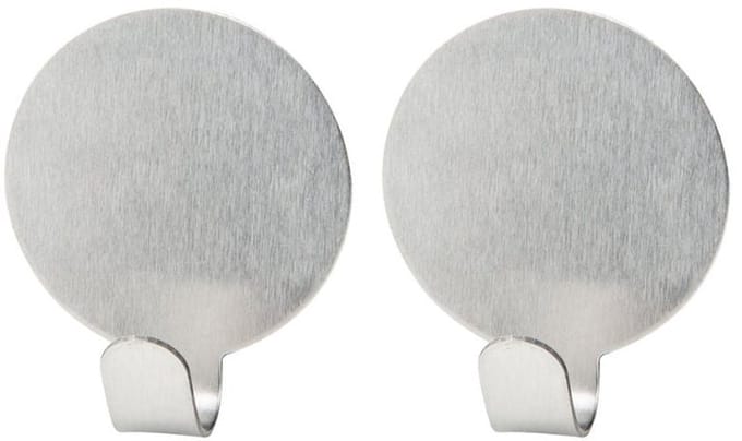 Set van 2 ronde zelfklevende haken Fackelmann Tecno