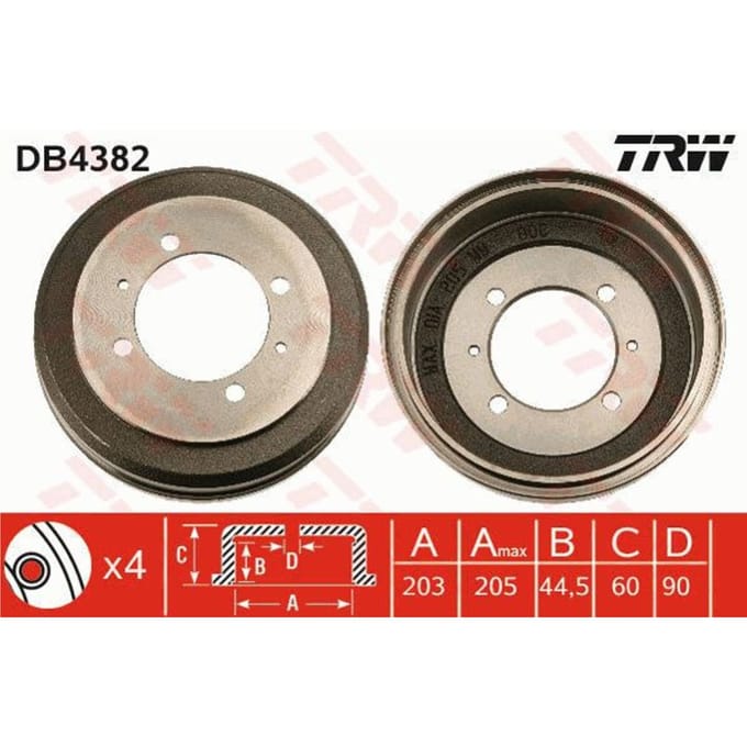 Remtrommel TRW DB4382