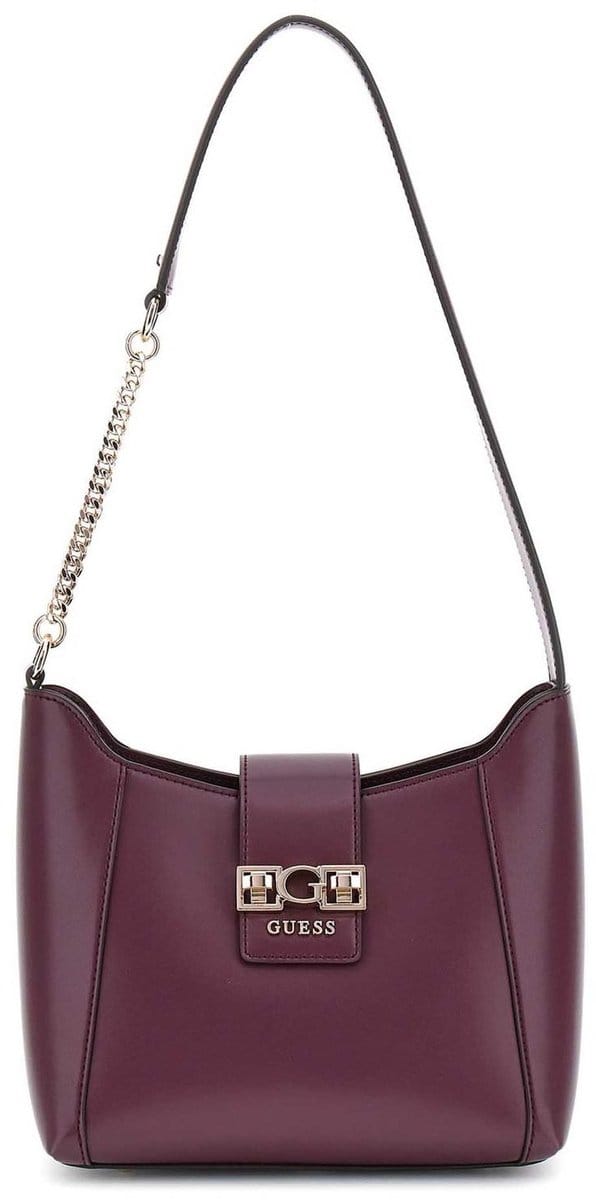 GUESS schoudertas Jane Hobo Bag Wine (rood)paars
