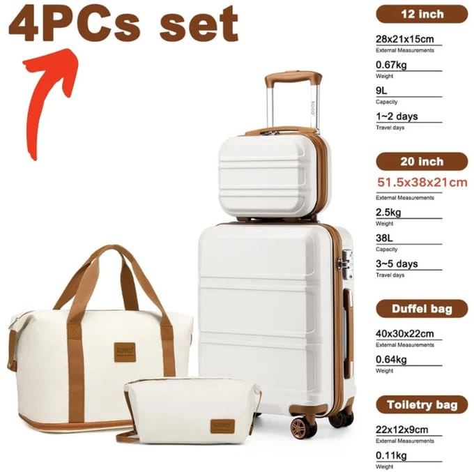 MS - Koffer - Handbagage koffer - Kofferset