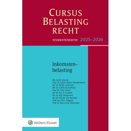 Studenteneditie Cursus Belastingrecht Inkomstenbelasting 2025-2026