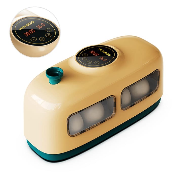 Mini Digitale Eierincubator Gevogelte Hatcher Automatische Temperatuurregeling Incubator Met LED-licht EU Plug