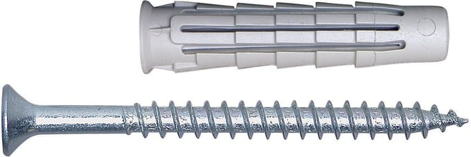 Spit PRO6 Universele Pluggen met Schroef – 8x40 mm – Doos à 50 Stuks – 565648