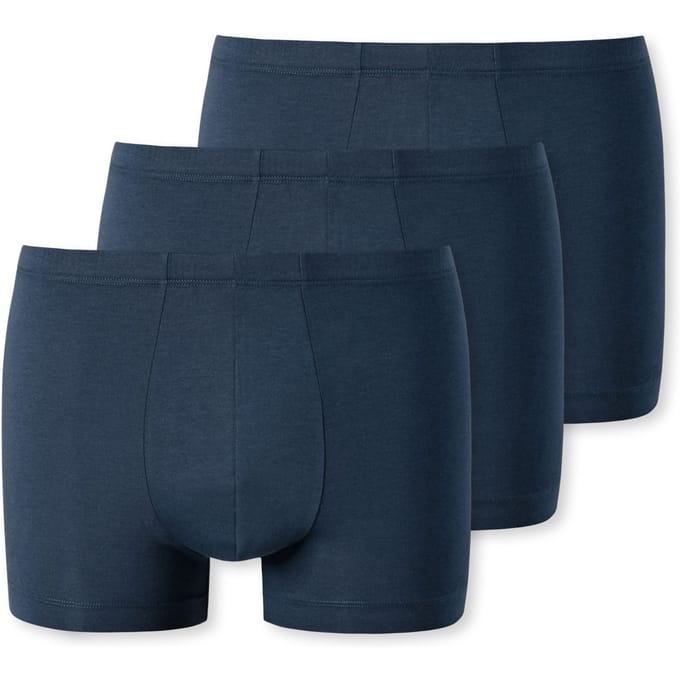 Uncover by Schiesser 3PACK Shorts Heren Onderbroek - donkerblauw