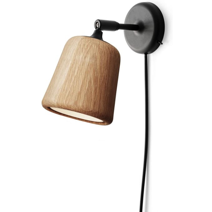 New Works Material Original wandlamp eiken natuur