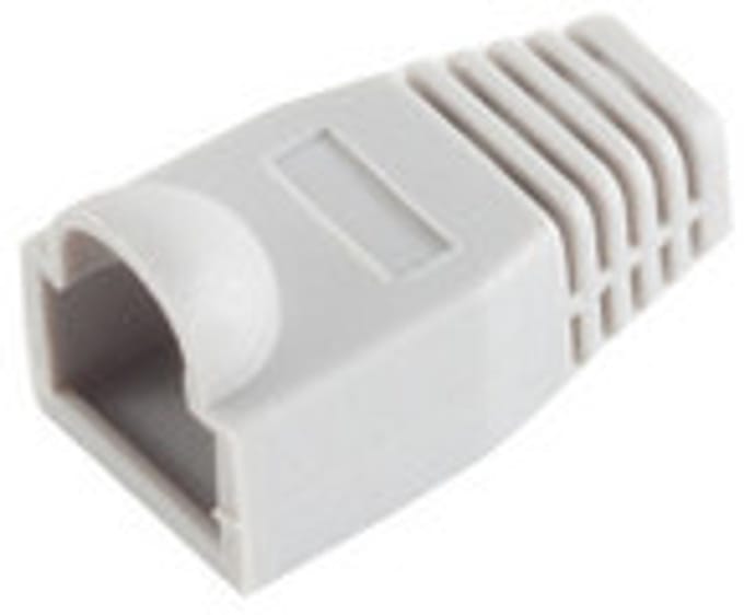 Knickschutztülle für RJ 45 Stecker, grau VE100