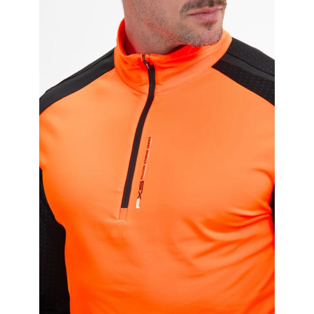 FALCON - decker - Skipully met rits heren - Oranje