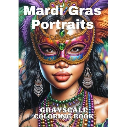 Mardi Gras Portraits - Nori Art Coloring