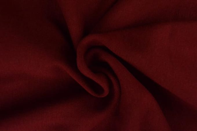 Boordstof - Bordeaux rood - 10 meter