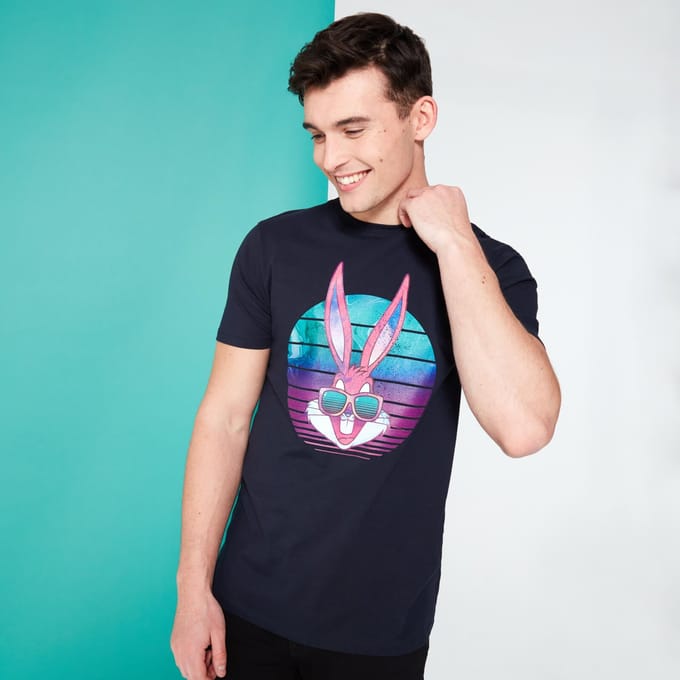 Looney Tunes Kaboom! Bugs Retro t-shirt - Navy - S