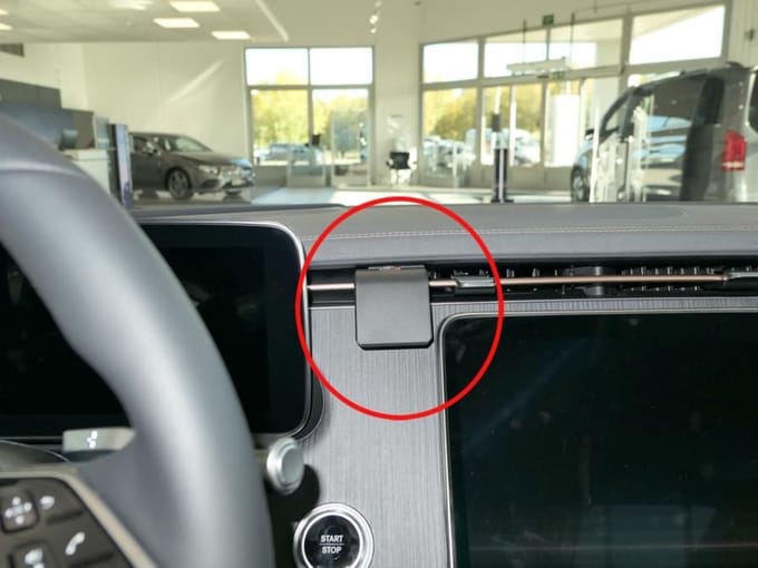 Brodit ProClip houder geschikt voor Mercedes Benz EQE/ EQS 2022 - Angled Mount