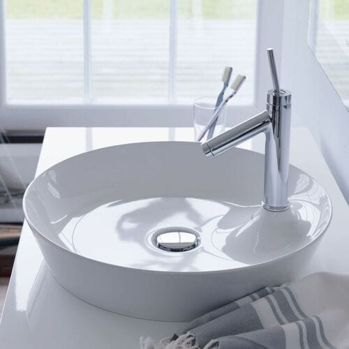 Duravit Cape Cod Opzetwastafel Diameter 48 cm Rond Keramiek Glanzend Wit