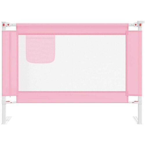 vidaXL - Bedhekje - peuter - 90x25 - cm - stof - roze
