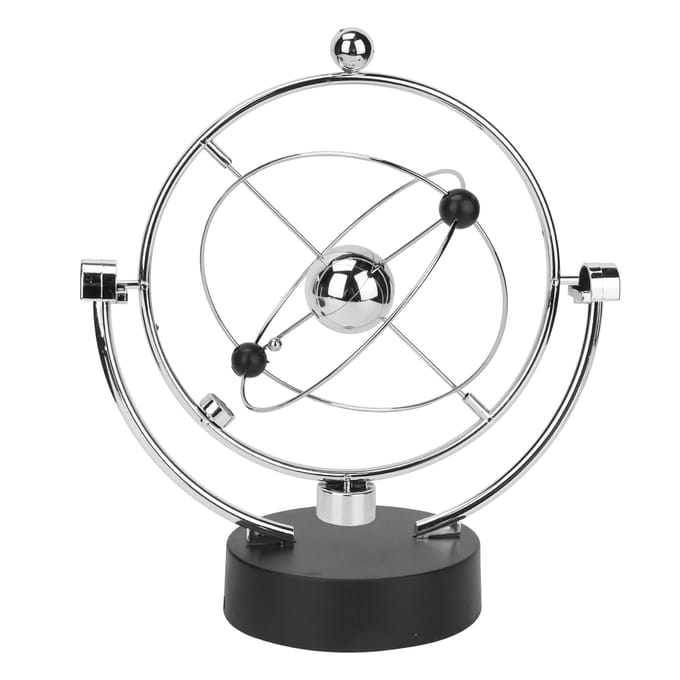 Art Cinétique Astéroïde Kit d'Astronomie Électrique Mouvement Perpétuel Alimentation USB Batterie white