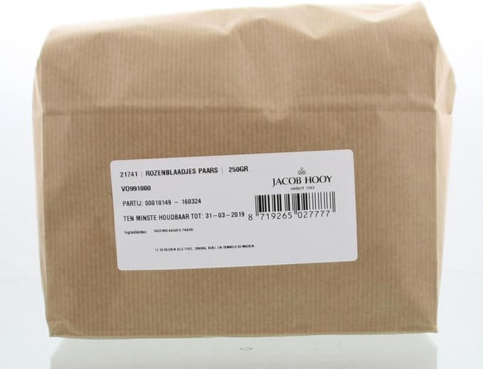 Jacob Hooy Rozenblaadjes paars 250 Gram