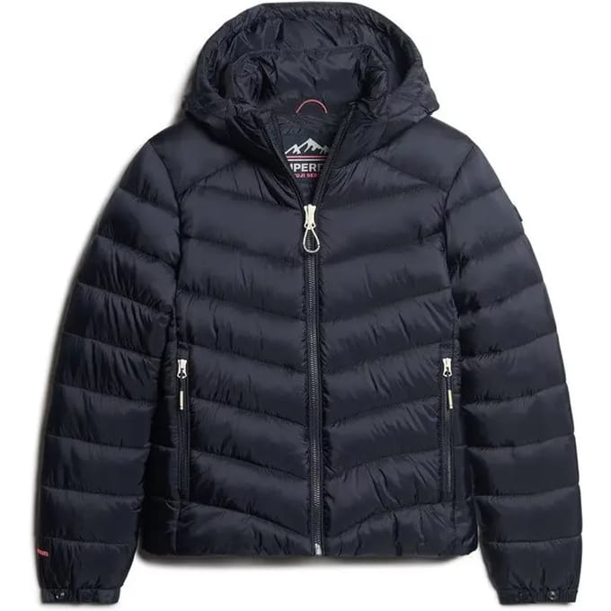 Superdry - Gewatteerde Fuji jas met capuchon - Dames - Gewatteerde jassen