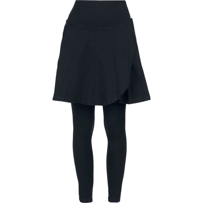 R.E.D. Rock-Engineered Design zwarte basic leggings met geïntegreerd rokje - Dames - S