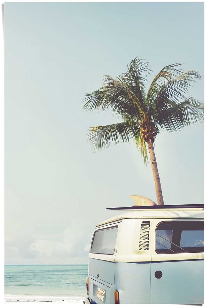 Poster Vintage Summer - 91,5 x 61 - Papier - REINDERS