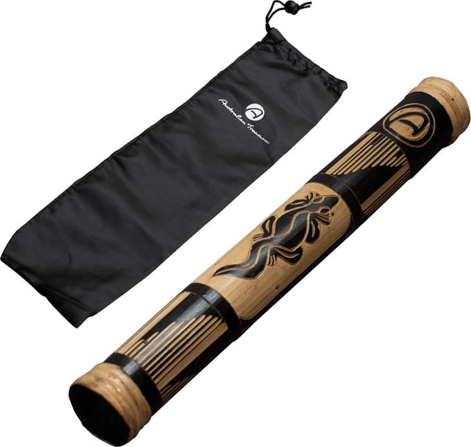 Rainstick 40cm bewerkt – Klein klankinstrument met groots effect