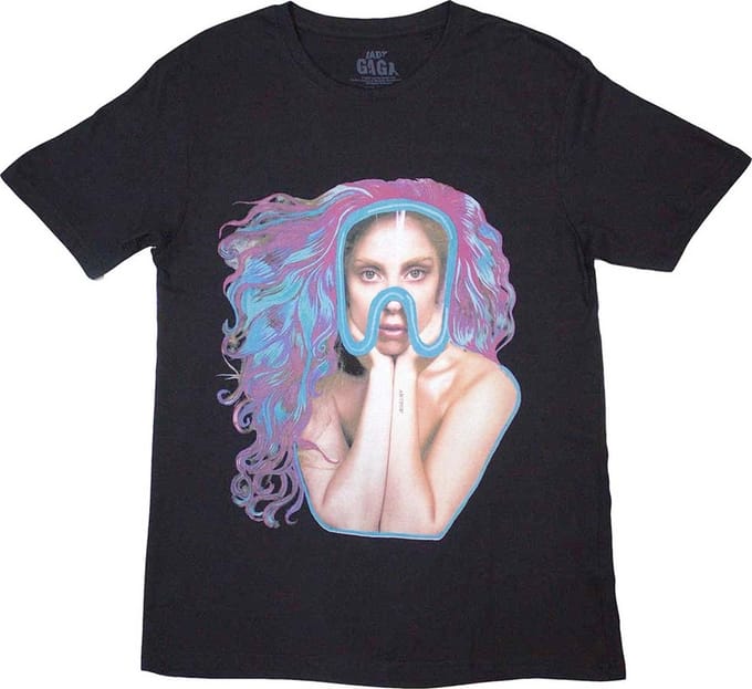 Lady Gaga - Artpop Goggles Heren T-shirt - 2XL - Zwart