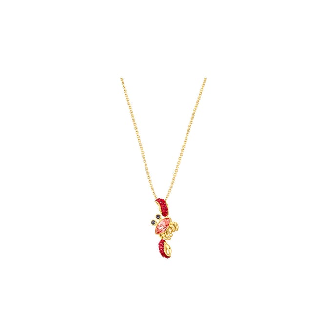 Swarovski Oceaankrab Ketting Damesketting Rood 5465940 Box (Random Color) beige