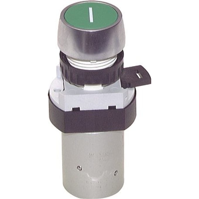 5/2 M5 Knopbediend Ventiel Rood 0-12bar/0-168psi 22.5mm Airtec