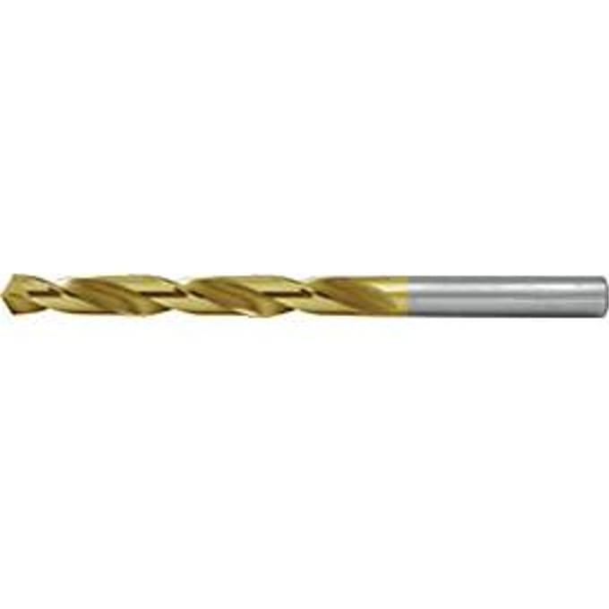 RUKO spiraalboor Ø 6,1 mm, DIN 338 type N, HSS TiN gecoat, L 101 mm, punthoek 118°, dwarssnede