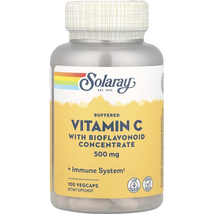 Bioflavonoïde Geneutraliseerd Vitamine C Concentraat, 500Mg, 100 Vegetarische Capsules