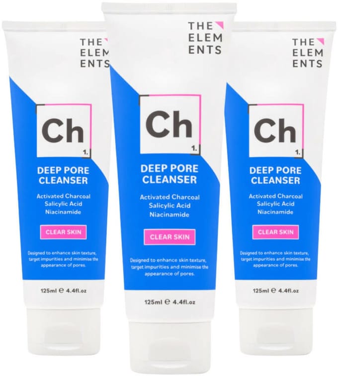 The Elements - Clear Skin Deep Pore Cleanser - 3 x 125 ml - Voordeelverpakking