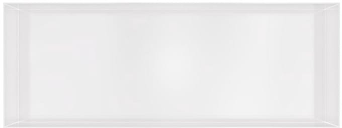 Hotbath &More BOX080F inbouwnis 30x80x10cm zonder frame mat wit