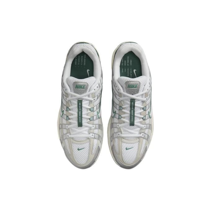 Nike P-6000 Premium Light Bone Bicoastal Unisex Sneakers Crème Metallic-Zilver Wit HF4308-072 39 gray