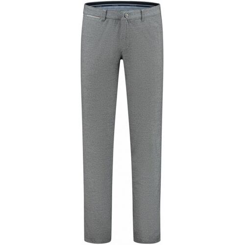 Com4 Broek Modern Chino Faux Uni Herringbone Medium Grey / male