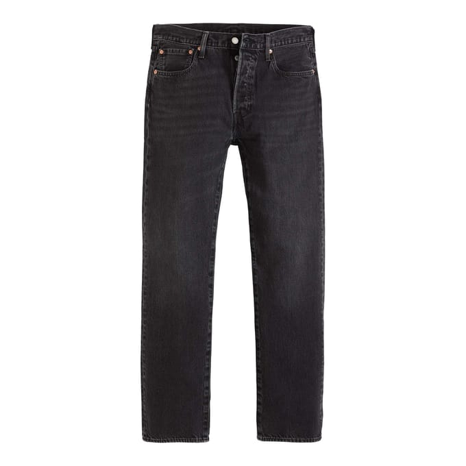 Wide leg fit jeans van zuiver katoen model '501®Original'
