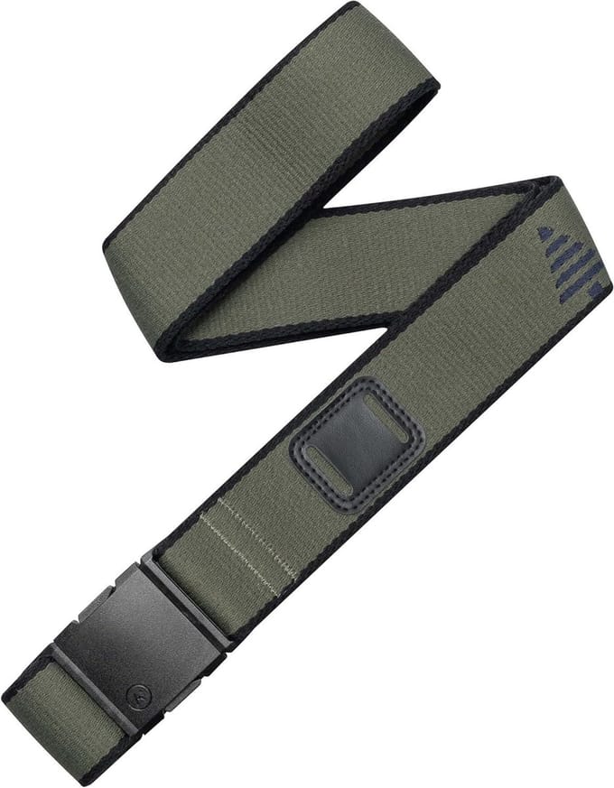 Stretch Riem - Verstelbare Riem - Comfortabel Dragen - Gevormde Gesp - One Size - Zwart