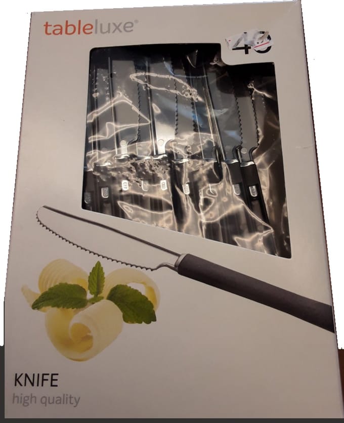 Eureka Caterware Table luxe set messen 40 stuks