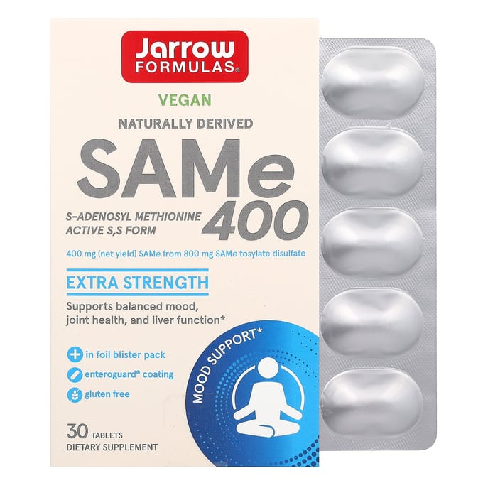 SAM-e 400mg 30 tabletten - S-Adenosyl Methionine | Jarrow Formulas