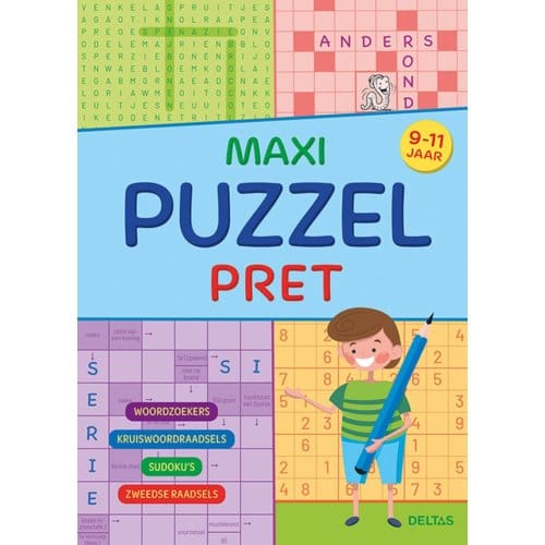 Deltas Maxi puzzelpret (9-11 j.) Educatieve boeken (spelletjes en raadsels)