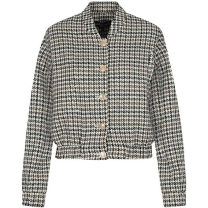 Elvira Collections Bomber maud checked green