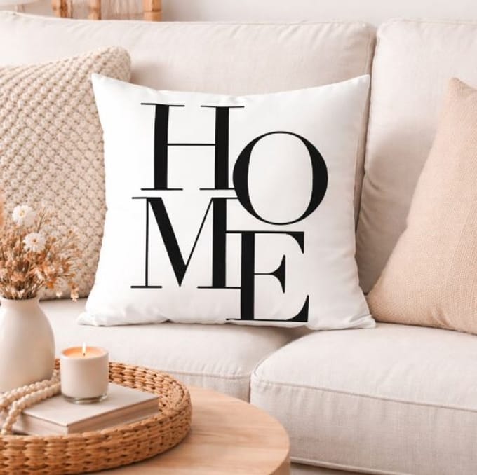 Modern Statement Collection Kussenhoes - HOME - 45x45 cm