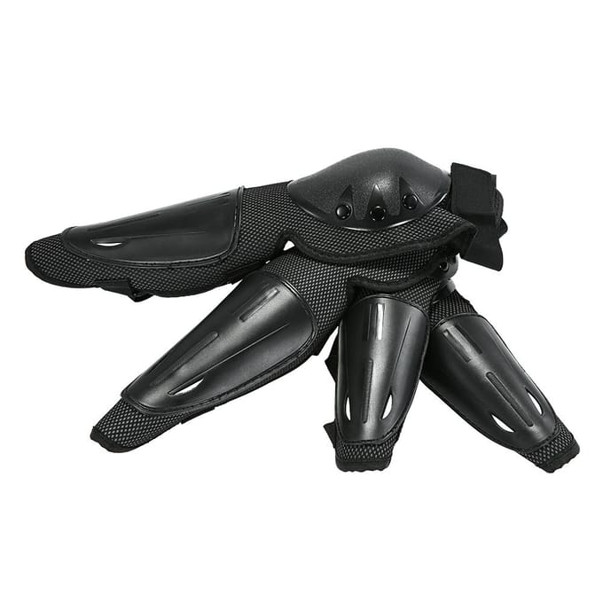 Motorfiets Aults Racing Motocross Kniebeschermers Beschermers Beschermers gray