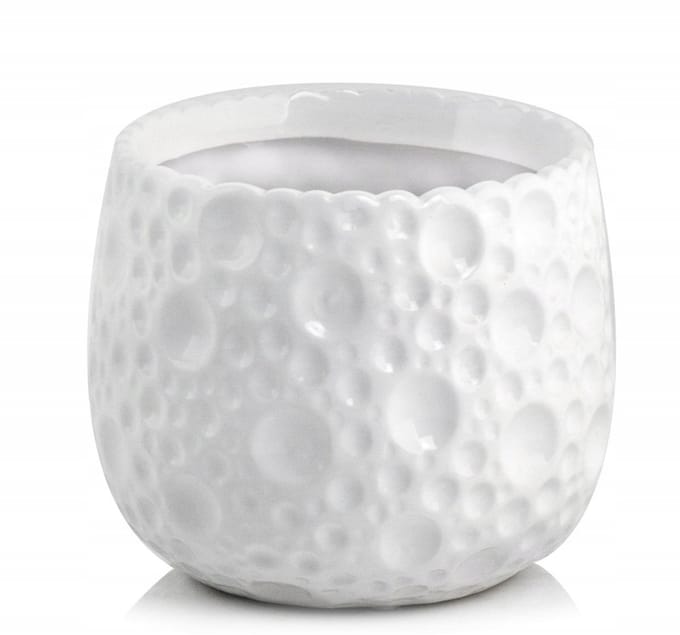 Keramiek Pot 15cm Wit - Stijlvolle Decoratie