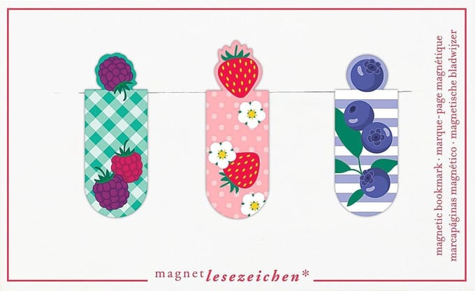 Magnetische Boekenlegger Bessen - Boekenlegger