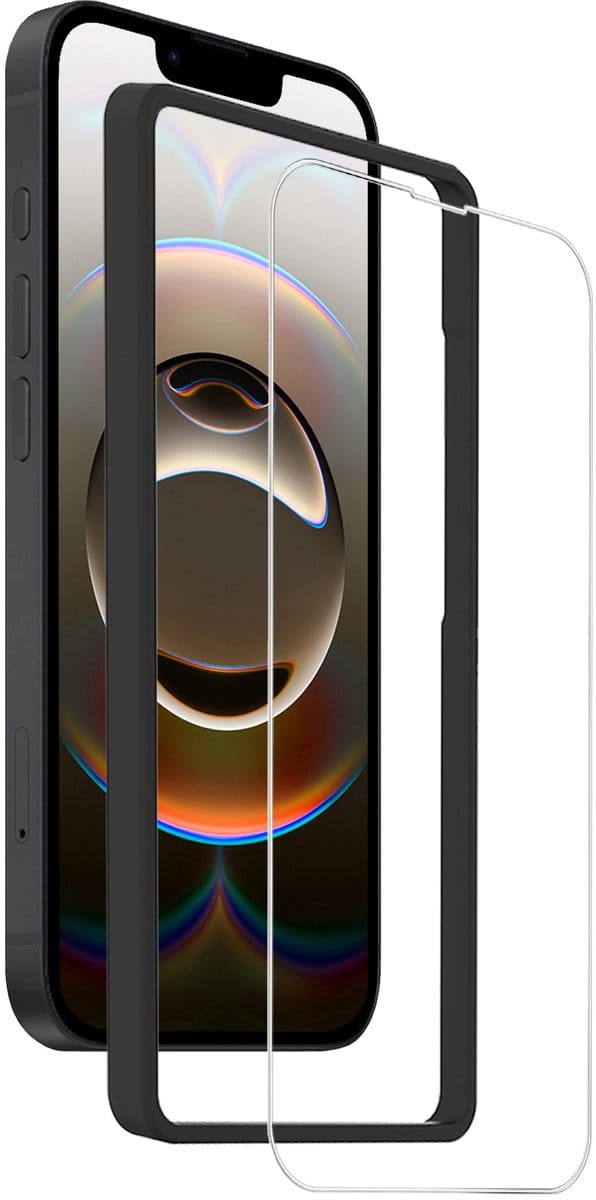 Screenprotector - Geschikt voor Apple iPhone 16e - Met Installatie Frame - Gehard Glas - Beschermglas - Tempered Glass - Screen Protector
