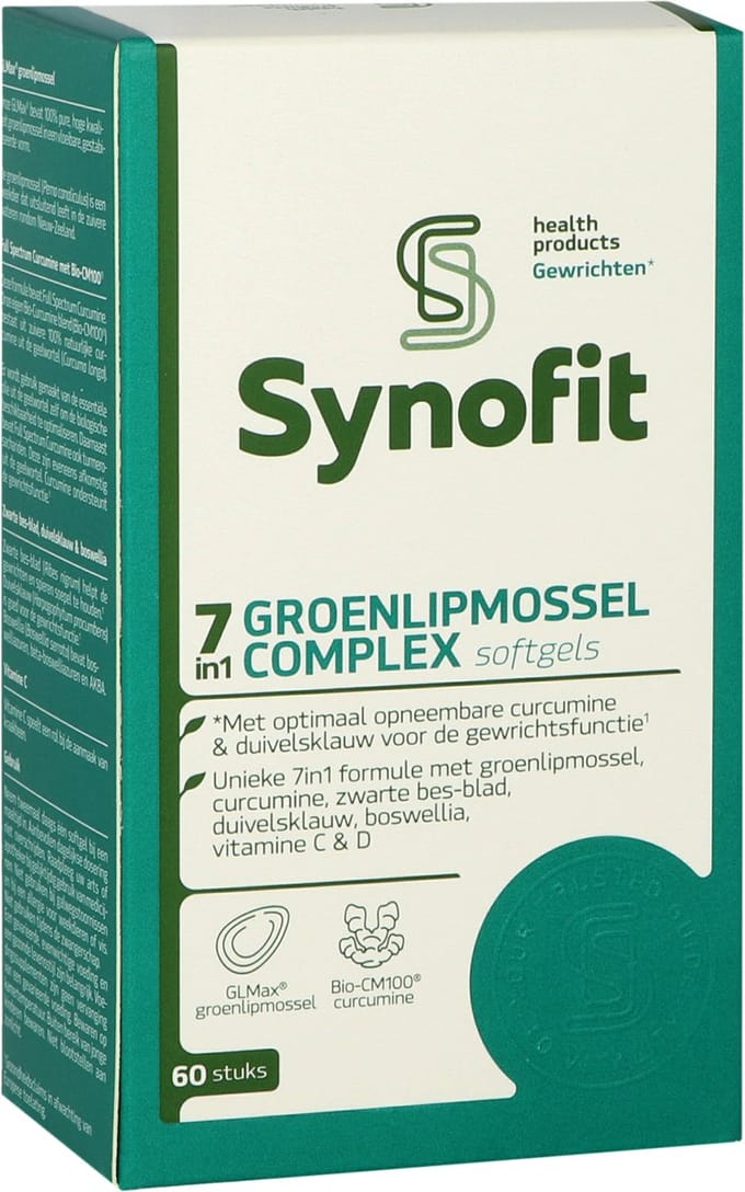Synofit - 7in1 Groenlipmossel complex - 60 softgels