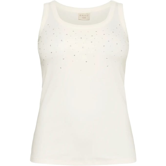 Damestanktop KAFFE Curve KCCarina Rhinestone