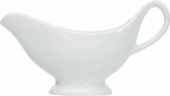 Sauskommetje - Wit - 16x4.3xh8.8cm - 9.8cl- Porselein - (set van 6)