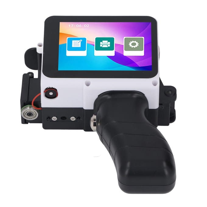 Handheld Printer 12,7 mm Inkjet Printmachine voor Barcode Datum Label Batchnummer Ondersteuning Meerdere Talen Materialen